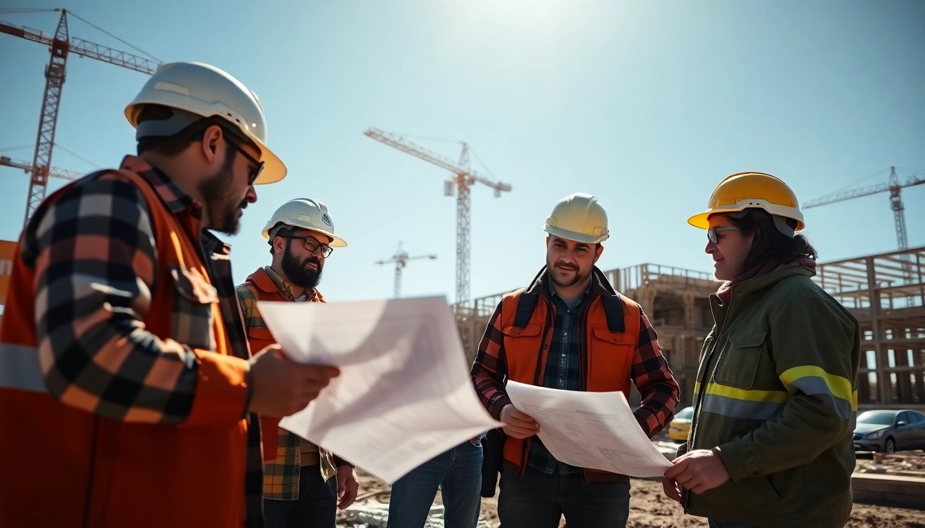 Construction association colorado professionals working together on a vibrant project site.