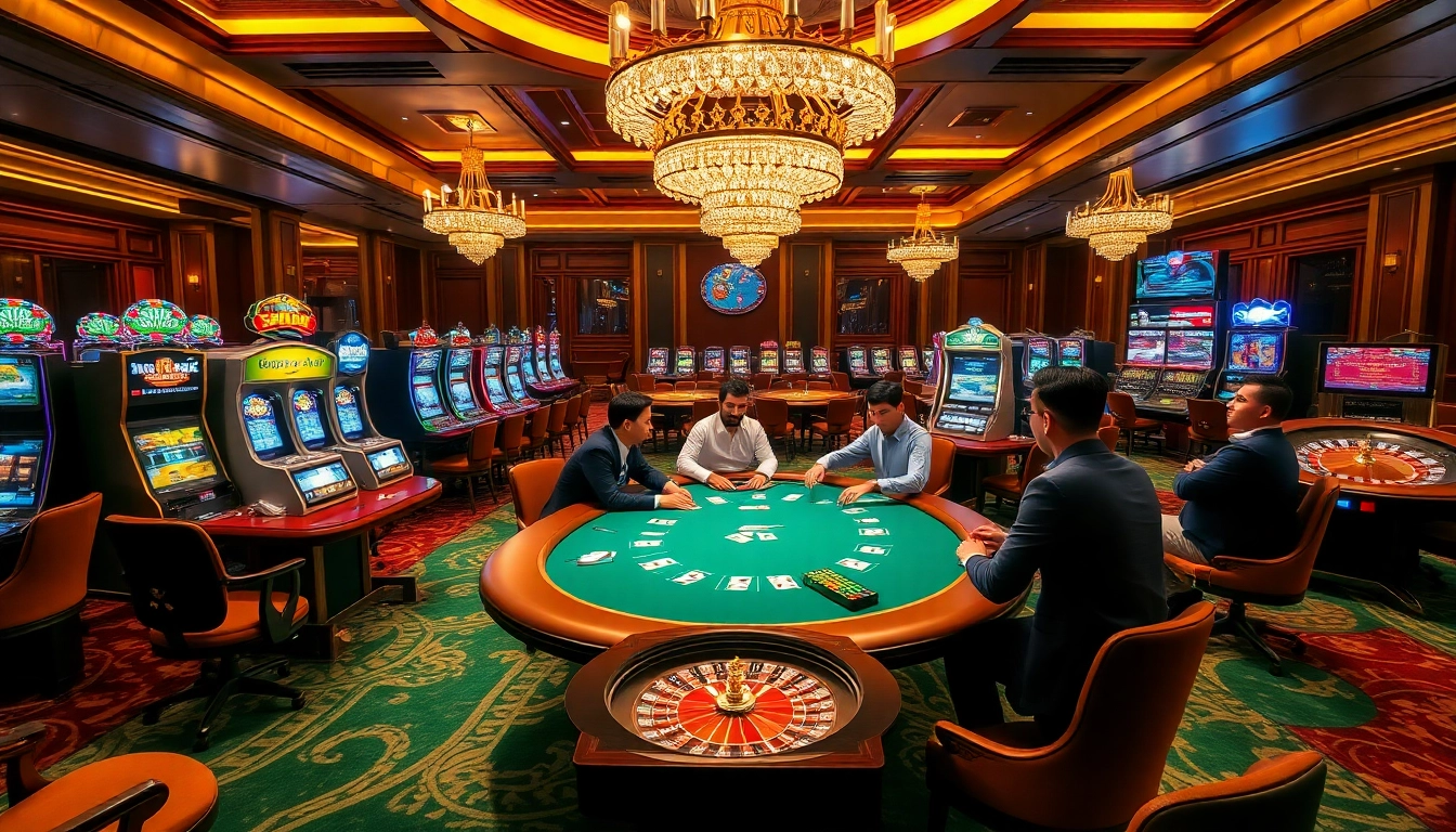 Experience the thrill of PS99COM with vibrant casino tables, players, and betting excitement.