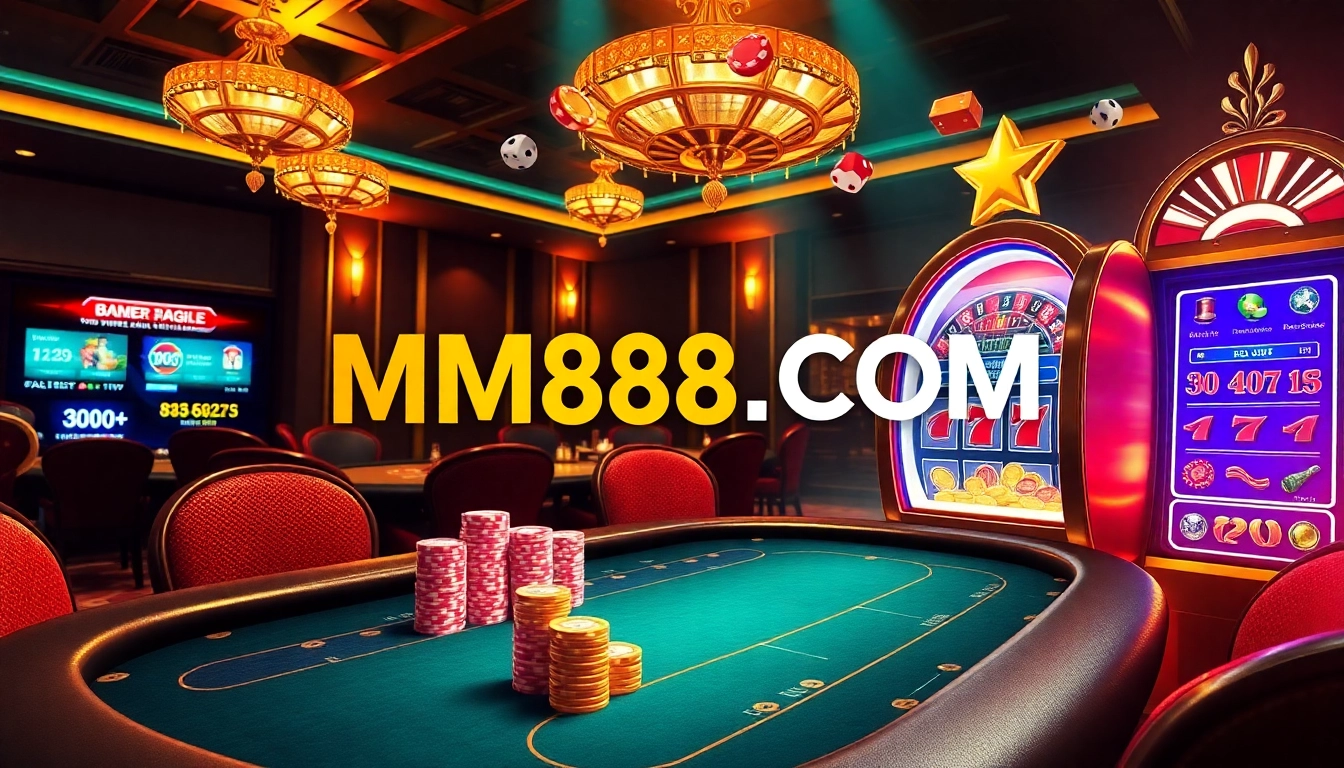 Experience the thrill of winning at MM88 COM with exciting poker games and vibrant casino scenes.