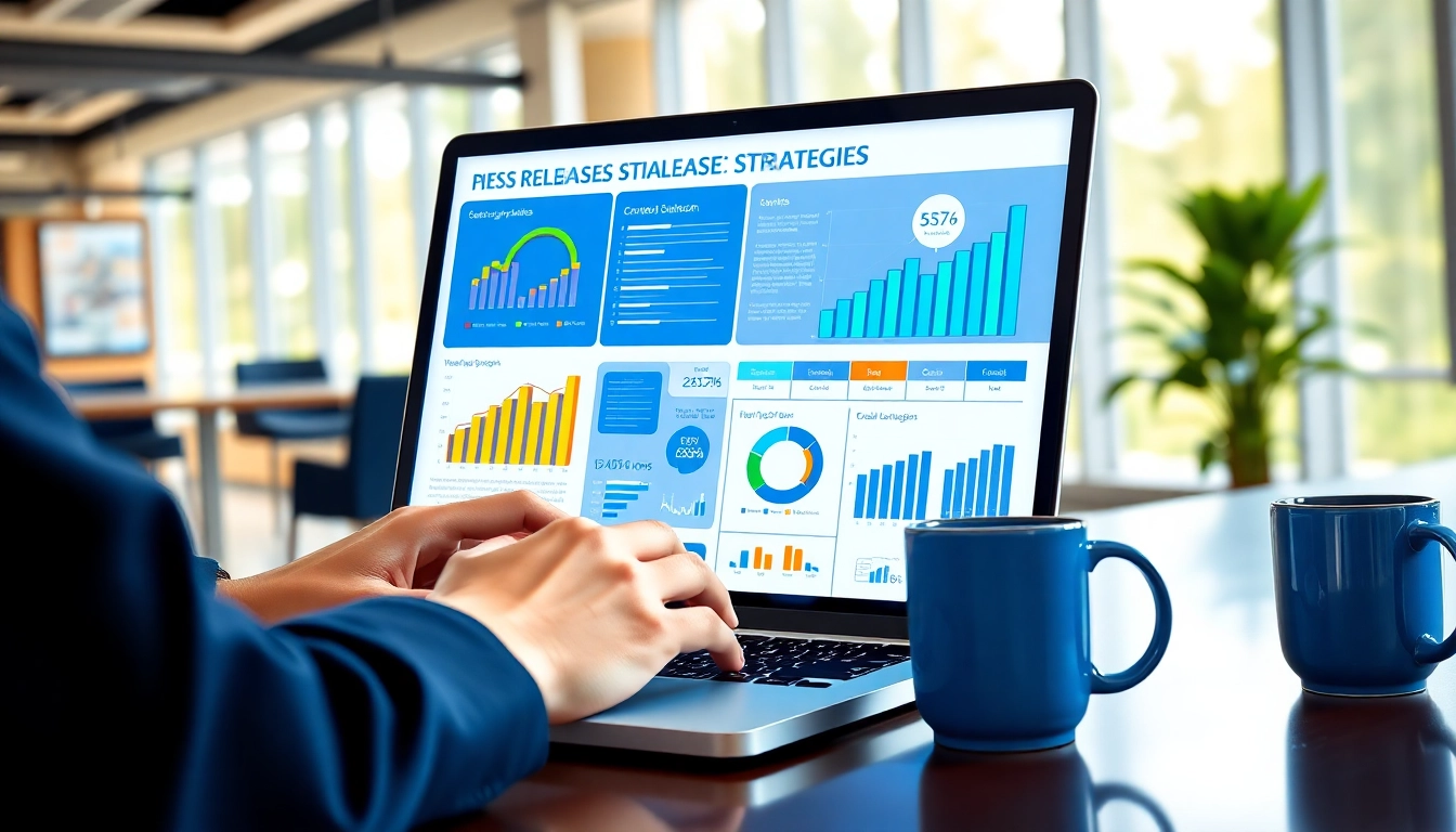 Engaging strategies for effective press release distribution with data visualization.