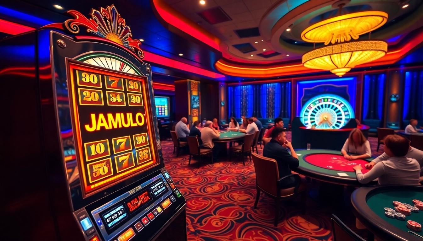 Experience the thrill of JAmUslOt at a vibrant casino filled with winning opportunities.
