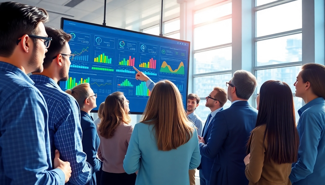 Analyze competitive intelligence faqs with a focused team in a modern office setting.