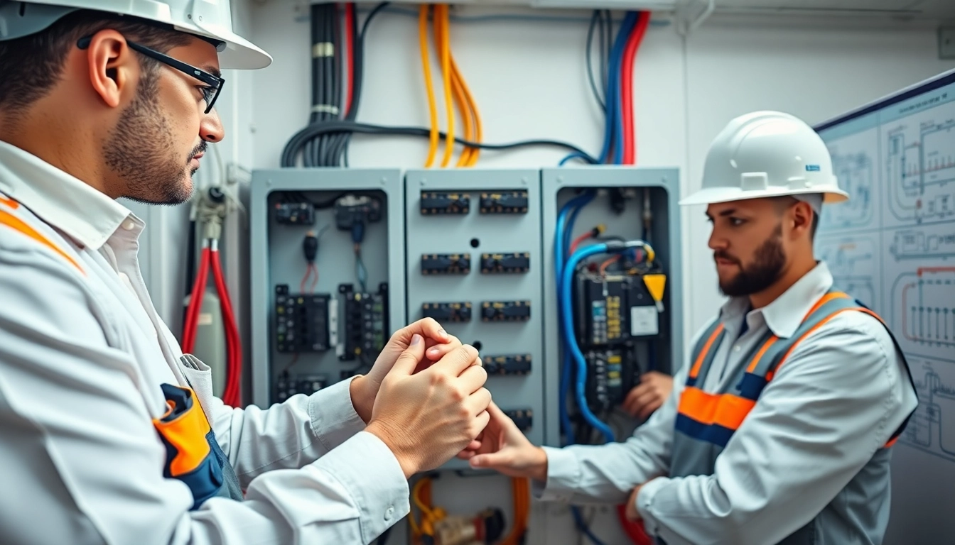 Enhancing commercial electrical maintenance through professional inspections by skilled technicians.