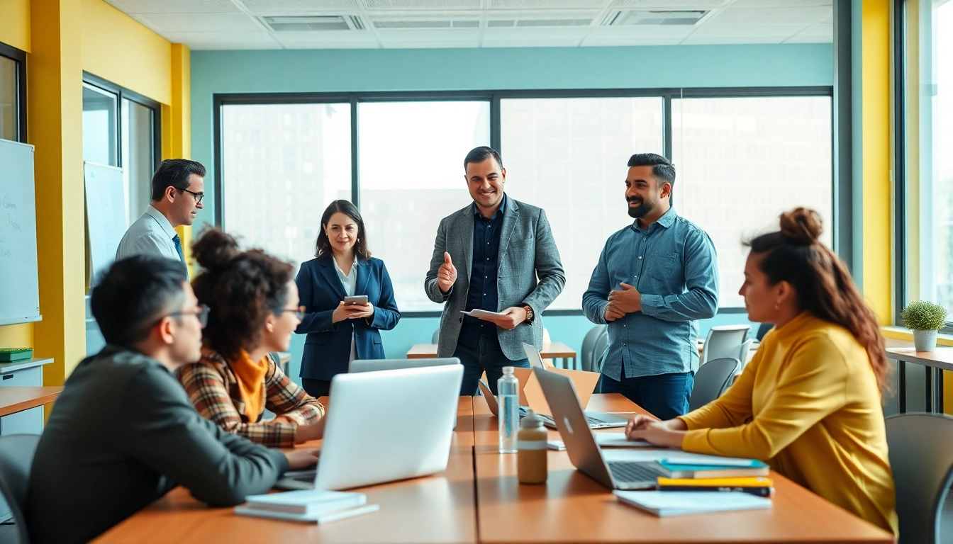 Engaging workforce education workshop showcasing diverse participants collaborating effectively.