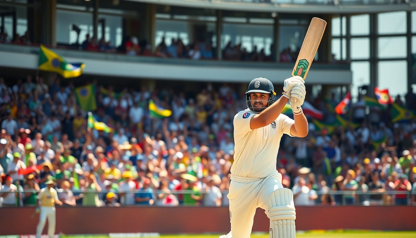 Preview of today's IPL match predictions showcasing active cricketers and a lively stadium atmosphere.
